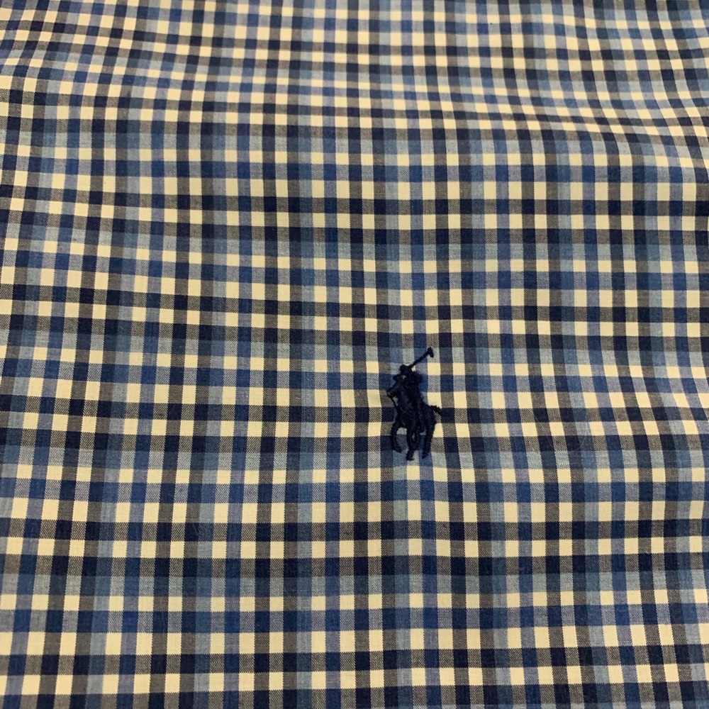 Men’s Ralph Lauren Checkered Collared Shirt - Picture 3 of 4
